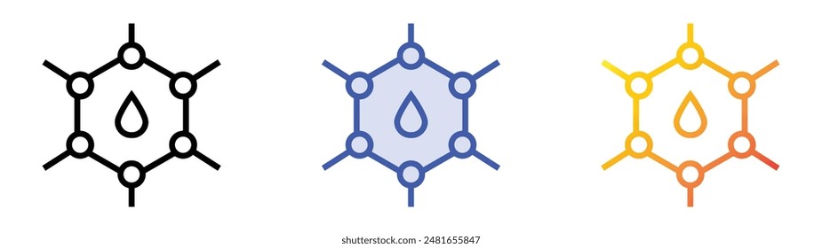 icono de portátil. Diseño de estilo de relleno lineal, azul y degradado aislado sobre fondo blanco