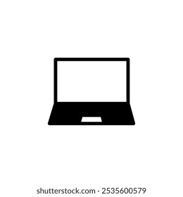 Logo-Design für Laptop-Symbole. Computerzeichen und -symbol
