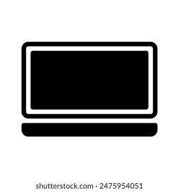 laptop icon or logo illustration outline style. Icons ecommerce.