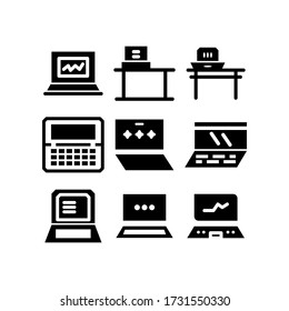 laptop  icon or logo isolated sign symbol vector illustration - Collection of high quality black style vector icons

