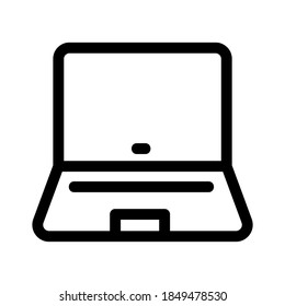 laptop icon or logo isolated sign symbol vector illustration - high quality black style vector icons
