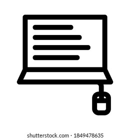 laptop icon or logo isolated sign symbol vector illustration - high quality black style vector icons
