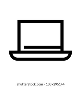 laptop icon or logo isolated sign symbol vector illustration - high quality black style vector icons
