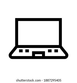 laptop icon or logo isolated sign symbol vector illustration - high quality black style vector icons
