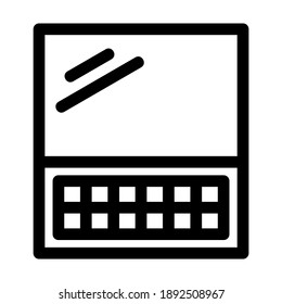 laptop icon or logo isolated sign symbol vector illustration - high quality black style vector icons
