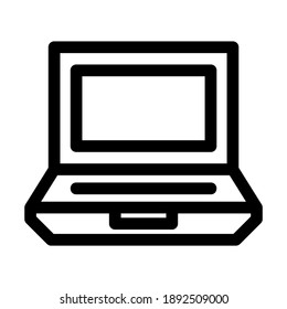 laptop icon or logo isolated sign symbol vector illustration - high quality black style vector icons

