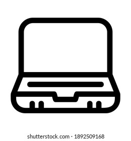 laptop icon or logo isolated sign symbol vector illustration - high quality black style vector icons
