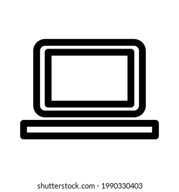 laptop icon or logo isolated sign symbol vector illustration - high quality black style vector icons
