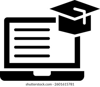 Laptop Icon Mixed Vector Illustration