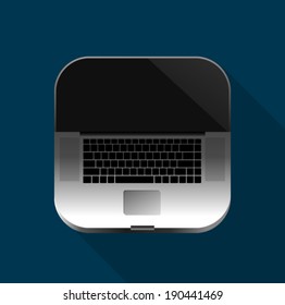 Laptop Icon for Mobile
