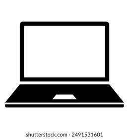 Laptop Icon. Notebook Computer Symbols. Vector
