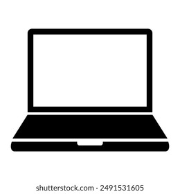 Laptop Icon. Notebook Computer Symbols. Vector