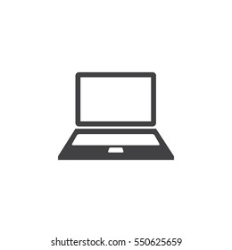 Laptop Icon on the white background