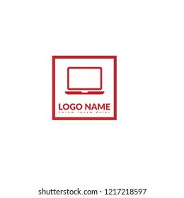 laptop icon, pc logo koncept. Designed for your web site design, logo, app, UI