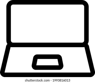 Laptop icon pixel-perfect for web or print usage.