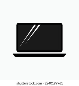 Laptop Icon. Portable Computer Symbol.