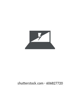 laptop icon. sign design