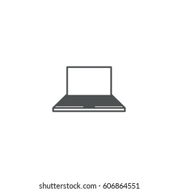 laptop icon. sign design