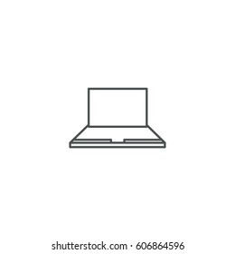 laptop icon. sign design