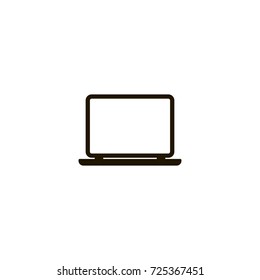 laptop icon. sign design