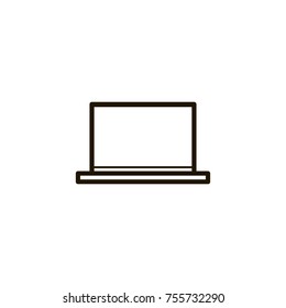 laptop icon. sign design
