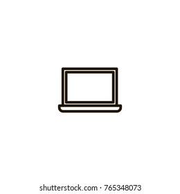 laptop icon. sign design