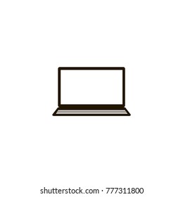 laptop icon. sign design