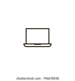 laptop icon. sign design