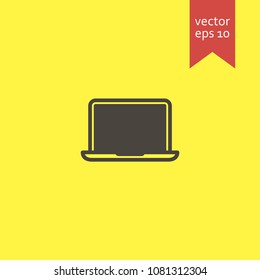 laptop. laptop icon. sign design. Vector EPS 10