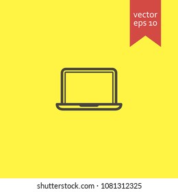 laptop. laptop icon. sign design. Vector EPS 10