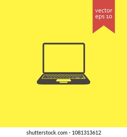 laptop. laptop icon. sign design. Vector EPS 10