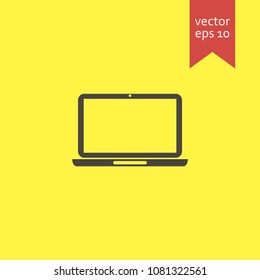 laptop. laptop icon. sign design. Vector EPS 10.