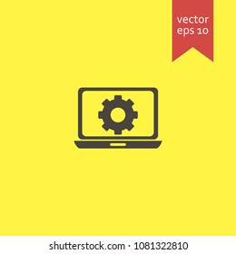laptop. laptop icon. sign design. Vector EPS 10.