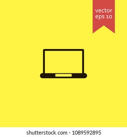 laptop. laptop icon. sign design. Vector EPS 10.