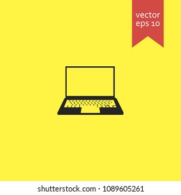 laptop. laptop icon. sign design. Vector EPS 10.