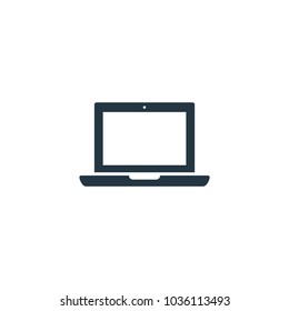 Laptop icon. Simple element illustration. Laptop symbol design template. Can be used for web and mobile UI.