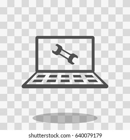 laptop icon stock vector illustration