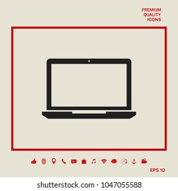 Laptop Icon symbol