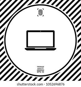 Laptop Icon symbol