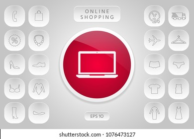 Laptop Icon symbol