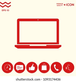 Laptop Icon symbol