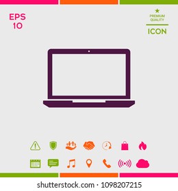 Laptop Icon symbol