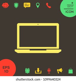 Laptop Icon symbol
