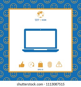 Laptop Icon symbol