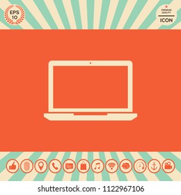 Laptop Icon symbol
