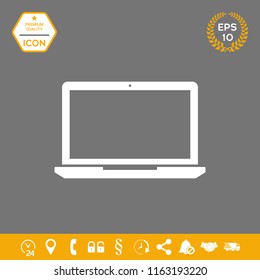 Laptop Icon symbol