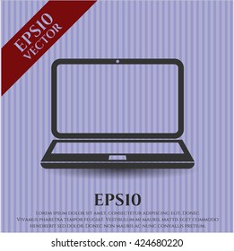 Laptop icon or symbol