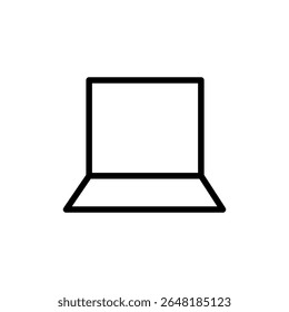 Laptop icon symbol for apps and websites. computer sign and symbol