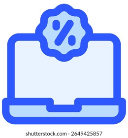 Laptop icon symbol. Vector illustration.