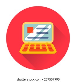 laptop icon technology illustration